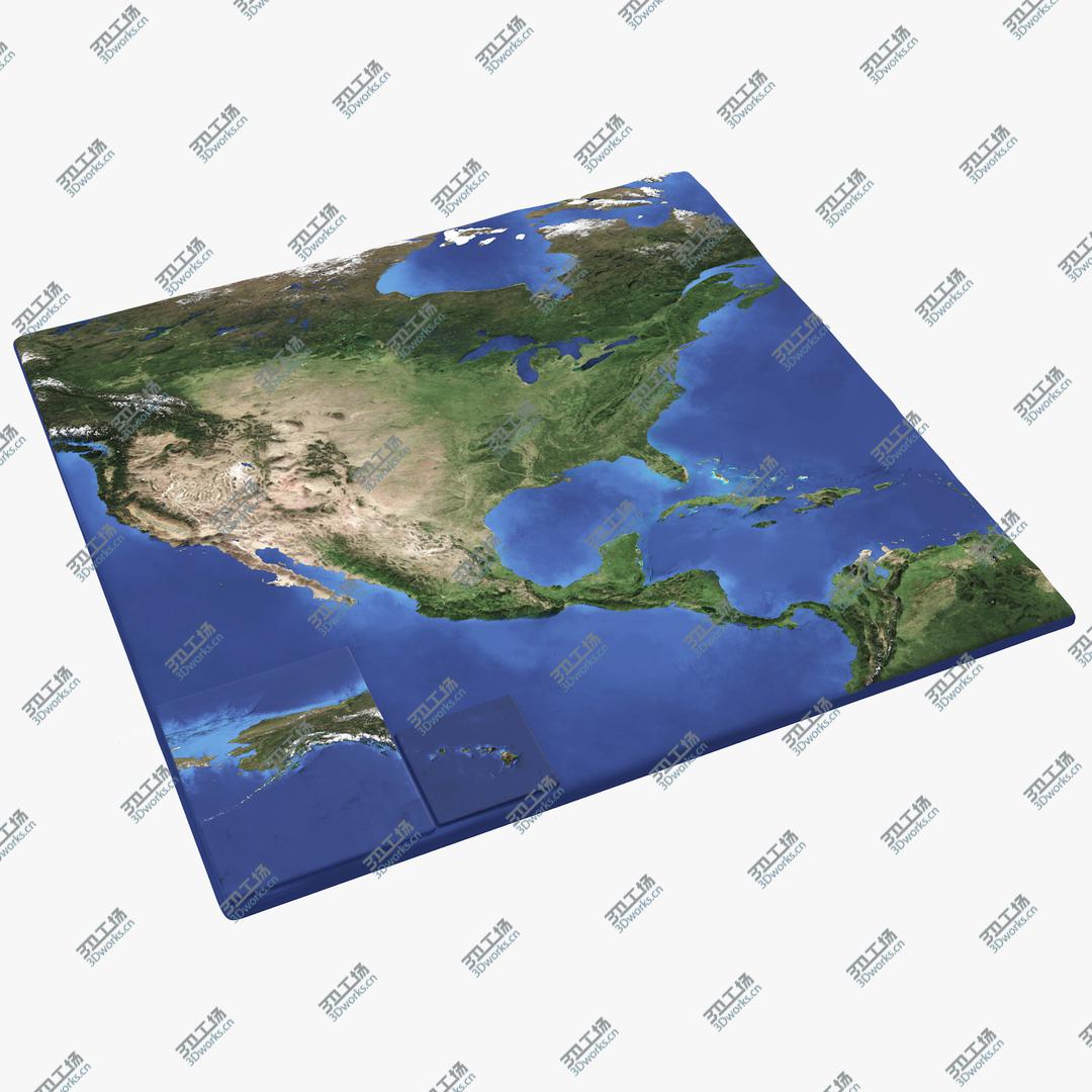 images/goods_img/202105074/USA 3D Map with Alaska Hawaii 3D model/1.jpg